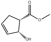 3-Cyclopentene-1-carboxylicacid,2-hydroxy-,methylester,(1S-cis)-(9CI)