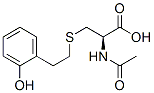 (2R)-2-acetamido-3-[2-(2-hydroxyphenyl)ethylsulfanyl]propanoic acid