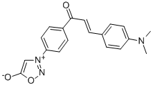 1,2,3-Oxadiazolium, 3-(4-(3-(4-(dimethylamino)phenyl)-1-oxo-2-propenyl )phenyl)-5-hydroxy-