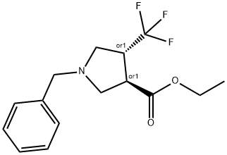 ethyl (3R,4R)-1-benzyl-4-(trifluoromethyl)pyrrolidine-3-carboxylate