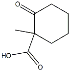 Cyclohexanecarboxylic acid, 1-methyl-2-oxo-, (-)- (9CI)