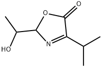 5(2H)-Oxazolone, 2-(1-hydroxyethyl)-4-(1-methylethyl)- (9CI)