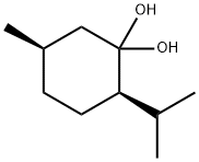 1,1-Cyclohexanediol,5-methyl-2-(1-methylethyl)-,(2R,5R)-(9CI)