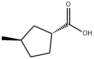 Cyclopentanecarboxylic acid, 3-methyl-, (1R-trans)- (9CI)