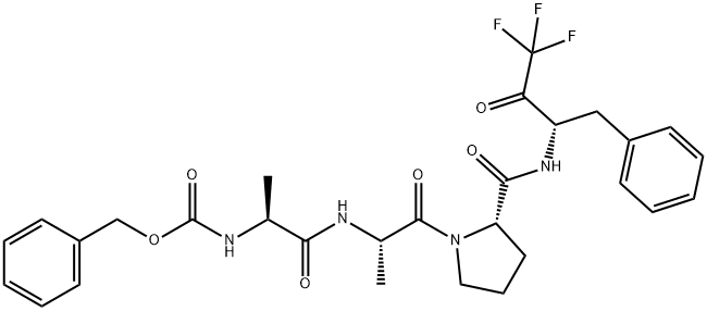 benzyloxycarbonyl-alanyl-alanyl-prolyl-phenylalanine-trifluoromethylketone