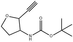 Carbamic acid, (2-ethynyltetrahydro-3-furanyl)-, 1,1-dimethylethyl ester (9CI)