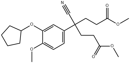 DIMETHYL 4-CYANO-4-[3-(CYCLOPENTYLOXY)-4-METHOXYPHENYL]HEPTANEDIOATE