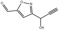 5-Isoxazolecarboxaldehyde, 3-(1-hydroxy-2-propynyl)- (9CI)