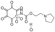 2-pyrrolidin-1-ylethyl N-(3-heptoxyphenyl)carbamate hydrochloride