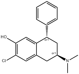 1-phenyl-3-dimethylamino-6-chloro-7-hydroxy-1,2,3,4-tetrahydronaphthalene