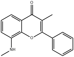 4H-1-Benzopyran-4-one,3-methyl-8-(methylamino)-2-phenyl-(9CI)