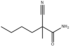 Hexanamide,  2-cyano-2-methyl-