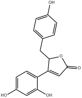4-(2,4-二羟基苯基)-5-[(4-羟基苯基)甲基]-2(5H)-呋喃酮