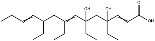 4,6-dihydroxy-4,6,8,10-tetraethyltetradec-2,7,11-trienoic acid