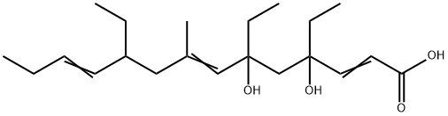 4,6-dihydroxy-8-methyl-4,6,10-triethyltetradeca-2,7,11-trienoic acid