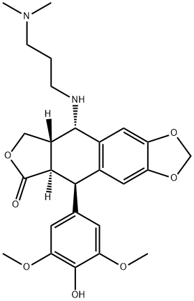 4'-O-demethyl-4-((3''-(dimethylamino)propyl)amino)-4-desoxypodophyllotoxin