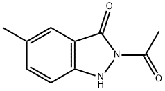 3H-Indazol-3-one,  2-acetyl-1,2-dihydro-5-methyl-