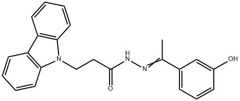 (Z)-3-(9H-carbazol-9-yl)-N-(1-(3-hydroxyphenyl)ethylidene)propanehydrazide