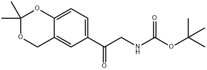 N-(2-(2,2-二甲基-4H-1,3-苯并二恶英-6-基)-2-氧代乙基)氨基甲酸叔丁酯