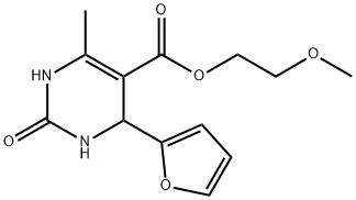 5-Pyrimidinecarboxylicacid,4-(2-furanyl)-1,2,3,4-tetrahydro-6-methyl-2-oxo-,2-methoxyethylester(9CI)