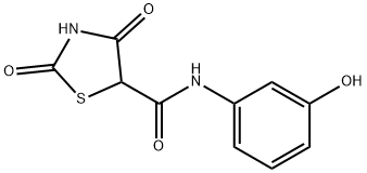 5-Thiazolidinecarboxamide,N-(3-hydroxyphenyl)-2,4-dioxo-(9CI)
