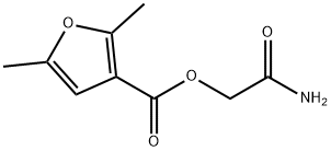 3-Furancarboxylicacid,2,5-dimethyl-,2-amino-2-oxoethylester(9CI)