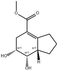 1H-Indene-4-carboxylic acid, 2,3,5,6,7,7a-hexahydro-6,7-dihydroxy-, methyl ester, (6R,7S,7aS)-rel- (9CI)