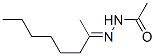 Acetic  acid,  (1-methylheptylidene)hydrazide  (9CI)