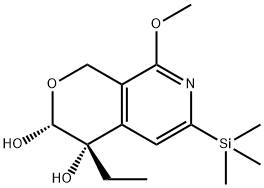 (3R,4S)-4-Ethyl-8-Methoxy-6-triMethylsilanyl-3,4-dihydro-1H-pyrano[3,4-c]pyridine-3,4-diol