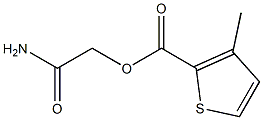2-Thiophenecarboxylicacid,3-methyl-,2-amino-2-oxoethylester(9CI)