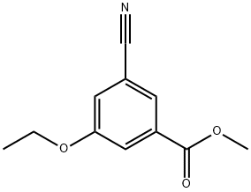 Benzoic acid, 3-cyano-5-ethoxy-, methyl ester (9CI)