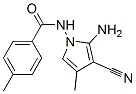 Benzamide, N-(2-amino-3-cyano-4-methyl-1H-pyrrol-1-yl)-4-methyl- (9CI)