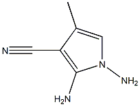 1H-Pyrrole-3-carbonitrile,1,2-diamino-4-methyl-(9CI)