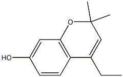 2H-1-Benzopyran-7-ol,4-ethyl-2,2-dimethyl-(9CI)