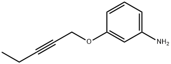 Benzenamine, 3-(2-pentynyloxy)- (9CI)