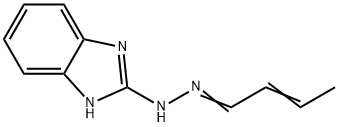 2-Butenal,1H-benzimidazol-2-ylhydrazone(9CI)