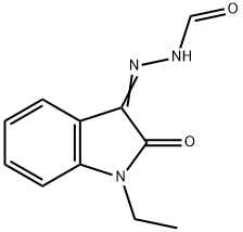Hydrazinecarboxaldehyde, (1-ethyl-1,2-dihydro-2-oxo-3H-indol-3-ylidene)- (9CI)