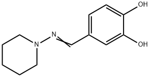 1,2-Benzenediol, 4-[(1-piperidinylimino)methyl]- (9CI)