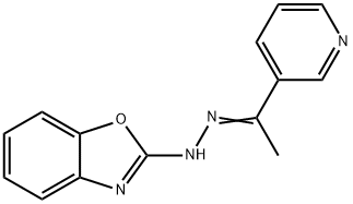 E-N-benzoxazol-2-yl-N'-[1-pyridin-3-yl-ethylidene]hydrazine