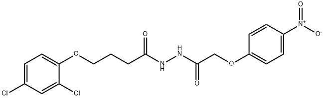 4-(2,4-dichlorophenoxy)-N'-[(4-nitrophenoxy)acetyl]butanohydrazide