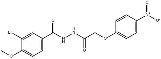 3-bromo-4-methoxy-N'-[(4-nitrophenoxy)acetyl]benzohydrazide