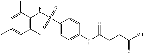 4-{4-[(mesitylamino)sulfonyl]anilino}-4-oxobutanoic acid