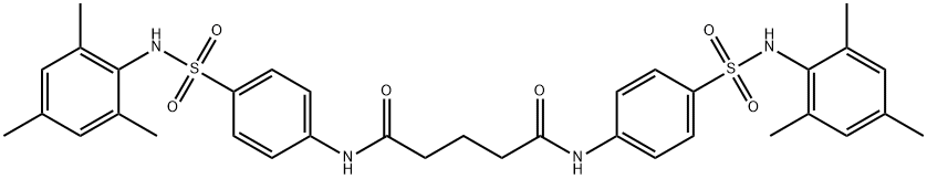 N,N'-bis{4-[(mesitylamino)sulfonyl]phenyl}pentanediamide