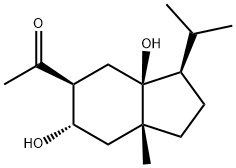 7-乙酰基-5,8-二羟基-4-异丙基-1-甲基双环[4.3.0]壬烷