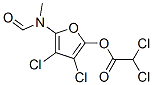 Acetic  acid,  dichloro-,  3,4-dichloro-5-(formylmethylamino)-2-furanyl  ester  (9CI)