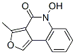 Furo[3,4-c]quinolin-4(5H)-one, 5-hydroxy-3-methyl- (9CI)