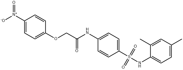 N-(4-{[(2,4-dimethylphenyl)amino]sulfonyl}phenyl)-2-(4-nitrophenoxy)acetamide