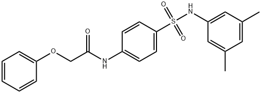 N-(4-{[(3,5-dimethylphenyl)amino]sulfonyl}phenyl)-2-phenoxyacetamide