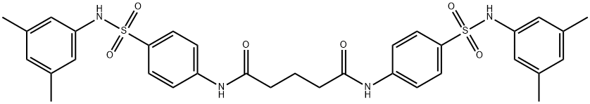 N,N'-bis(4-{[(3,5-dimethylphenyl)amino]sulfonyl}phenyl)pentanediamide