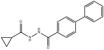 N'-(cyclopropylcarbonyl)-4-biphenylcarbohydrazide